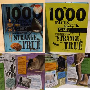 Over 1000 Facts That Are Freaky, Scary, Mindblowing, Strange But True  Hardback Book