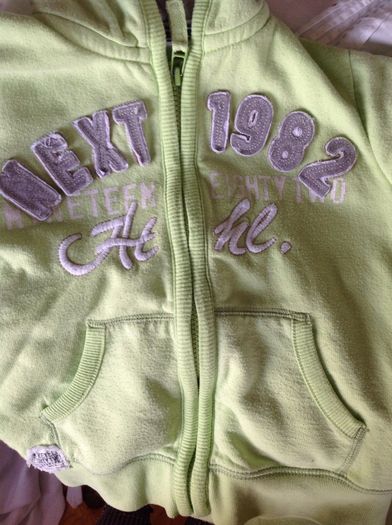 Age 3-4 Green NEXT Hoodie
