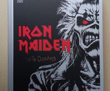 IRON MAIDEN autographed book Bruce Dickinson PROOF