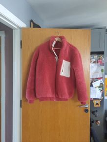 oversized sherpa fleece jacket from missguided