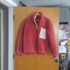 oversized sherpa fleece jacket from missguided