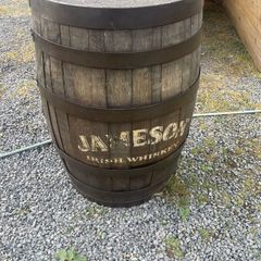 old whiskey barrels
