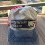 Lets Wrap It Up Castano Distressed Trucker Cap Hat Image 2