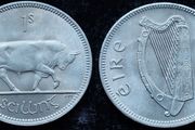 [#383] - Ireland 1968 | 1 Shilling | 1s | Bull | KM.14a | MS