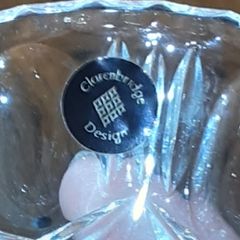 Vintage clarenbridge crystal pin dish