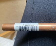 1/2 inch copper pipe