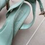 Dunnes Stores Mint Green Strappy Heels Image 4