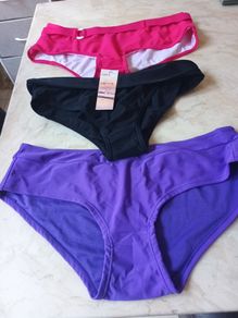 Bikini Bottoms X 3. Different  Makes & Styles.  S.16 & 12. B.N.W.T  x 1. 2 New - No Tag.
