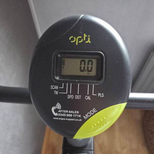 OPTI space saver exercise bike