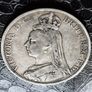 1891 United Kingdom 1 Silver Crown - Victoria 2nd portrait coin Image 3