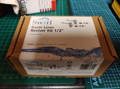 Swirl Bathroom Basin Lever Tap Reviver Kit