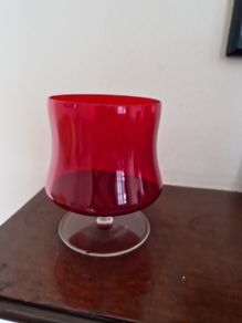 claret red glass