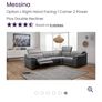 DFS MESSINA Corner power sofa & single power chair Image 2