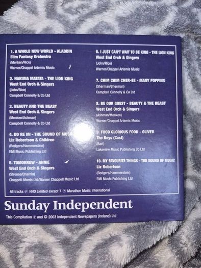 CD My Favourite Things, All time family favourites