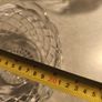 Gorgeous WATERFORD CRYSTAL 8 inches Footed SCALLOPED Bowl w/ Diamond Cut Pattern, Crafted In Ireland, Excellent Condition Image 4