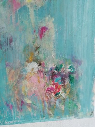 Original Abstract Painting Dublin Floral Painting