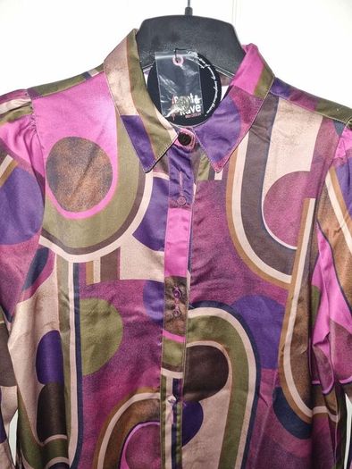 Rant & Rave Satin Shirt Size 10 (nwt)