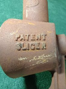 Vintage Spong & Co. Cast Iron  Kitchen Slicer / Cutter