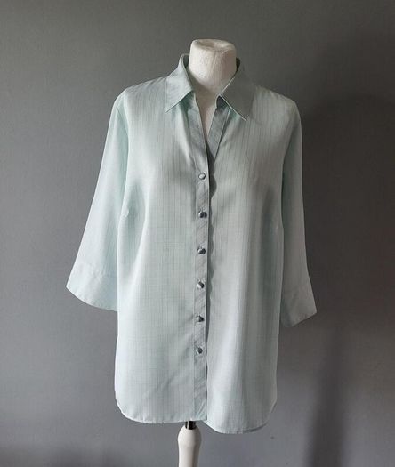 M&S aqua blouse, Size 16