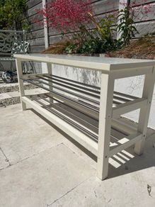 IKEA tjusig shoe bench