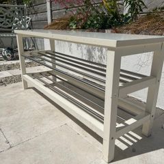 IKEA tjusig shoe bench