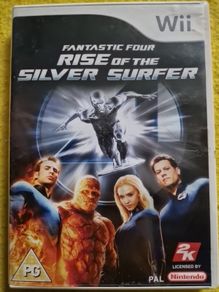 Fantastic Four Rise of the Silver Surfer Nintendo Wii Games Original
