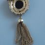 BROOCH - Vintage - Sphinx - Metal and Glass Image 6