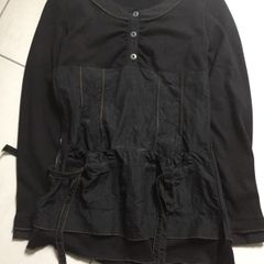 Black long sleeve tunic