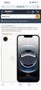 iPhone 16e 128gb brand new sealed box