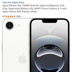 iPhone 16e 128gb brand new sealed box