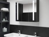 LED Bathroom Mirror Cabinet 89x14x62 cm