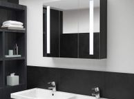 main image for ad LED Bathroom Mirror Cabinet 89x14x62 cm