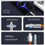 120W 6A 180 Degree Rotating Super Fast Charge Cable Mobile USB to Type C Charger For Samsung Image 3