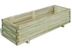 Raised Bed 120x40x30 cm Wood Rectangular