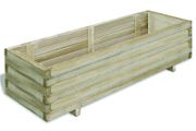 Raised Bed 120x40x30 cm Wood Rectangular