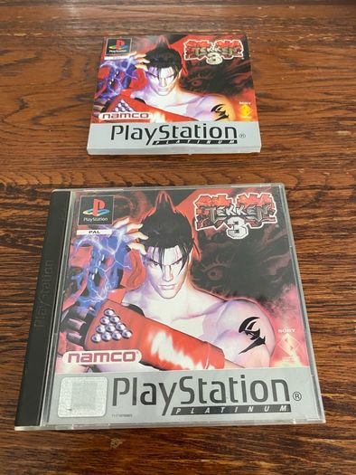 ps1 Tekken 3 - Box + manual only - no game