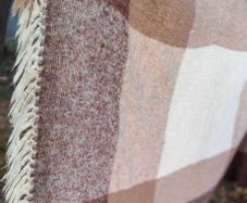Vintage Wool/Mohair Blanket