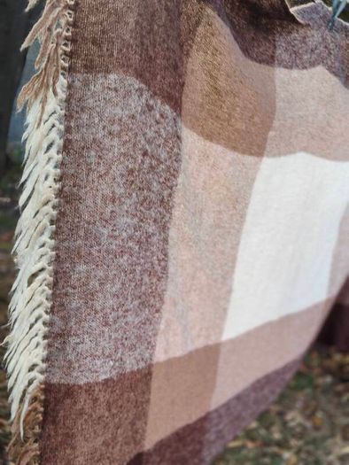 Vintage Wool/Mohair Blanket