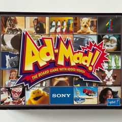 Ad-Mad! The Board Game with Added Video! - Complete 1990s Channel 4 Sony Edition