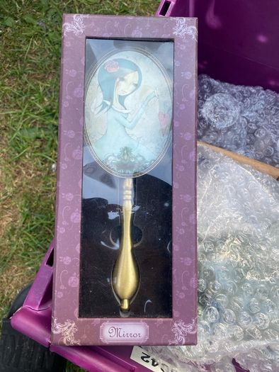 Santoro Gorjuss Metal Hand Mirror