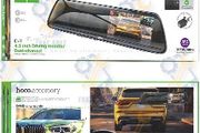Hoco DashCam DV4 DualChannel Driving Recorder 1080P Front 720P Rear Night Vision