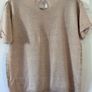 Ladies Nude&Gold Knit Top by Naf Naf Image 8