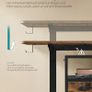 Height-Adjustable Electric Desk, 60 x 140 x 72 120 cm Memory Function Image 9