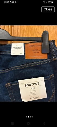 Jack& jones bootcut jeans. New never worn 34w /32l . Can post 6e