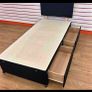 New Stylish single ,Double 4ft, 4ft6, King 5ft And 6ft Superking Sizes Divan Beds Instock. Drawers And Optional Tufted Mattresses Available. Free Delivery Image 8