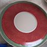 Vintage Villeroy and Boch coffee cups and saucers in Festive Memories pattern. Image 3