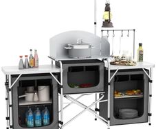 Multi-Storage Portable Camping Kitchen, with Carry Bag