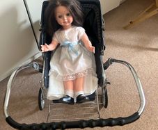 Vintage 1970s Dolls Pram