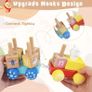 Baby Building Blocks Pull Toy with Shape Sorter Early Learning Toy for Toddler Image 4