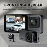 25322 Vavupo 3-Camera Dash Cam for Cars - 1080P Front & Rear Recording, 5.08cm IPS Screen, G-Sensor, Night Vision Image 2